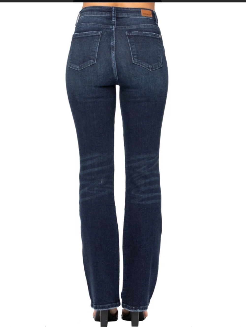 Judy Blue Women's Slim Bootcut Jeans Mid-Rise Dark Blue Stretch sz 30. - Picture 3 of 16